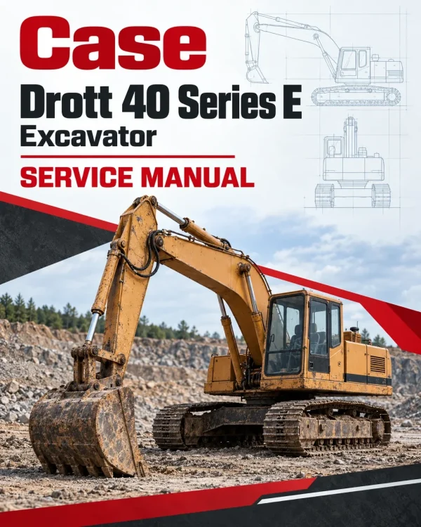Case Drott 40 Series E Excavator Service Manual Case Drott 40 Series E Excavator Service Manual
