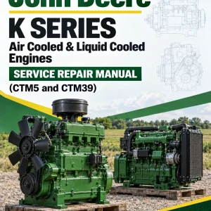 John Deere K Series Air Cooled & Liquid Cooled Engines Manual (CTM5 and CTM39)