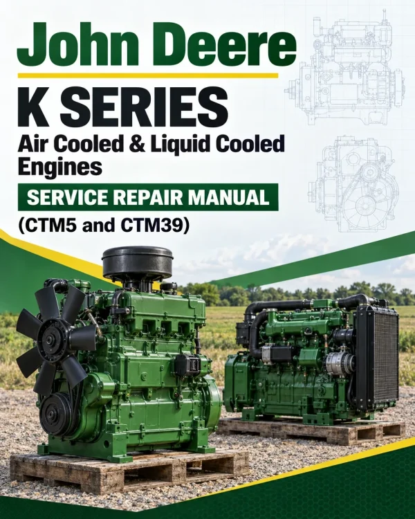 John Deere K Series Air Cooled & Liquid Cooled Engines Manual (CTM5 and CTM39) John Deere K Series Air Cooled & Liquid Cooled Engines Manual (CTM5 and CTM39)