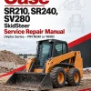 Case SR210, SR240, SV280 SkidSteer Service Repair Manual (Alpha Series – PIN NGM or NHM) Case SR210, SR240, SV280 SkidSteer Service Repair Manual (Alpha Series – PIN NGM or NHM)