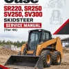 Case SR220, SR250, SV250, SV300 SkidSteer Service Manual (Tier 4A)