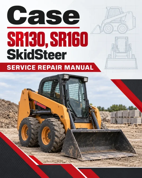 Case SR130, SR160 SkidSteer Service Manual Case SR130, SR160 SkidSteer Service Manual