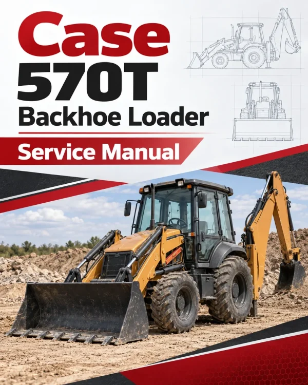 Case 570T Backhoe Loader Service Manual