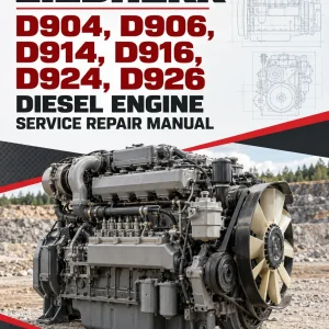 Liebherr D904, D906, D914, D916, D924, D926 Diesel Engine Service Repair Manual Liebherr D904, D906, D914, D916, D924, D926 Diesel Engine Service Repair Manual