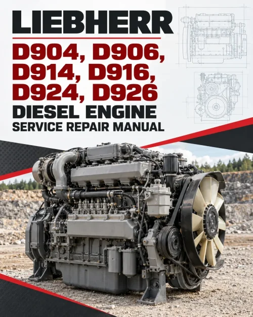 Liebherr D904, D906, D914, D916, D924, D926 Diesel Engine Service Repair Manual