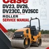 Case DV23, DV26, DV23CC, DV26CC Roller Service Manual