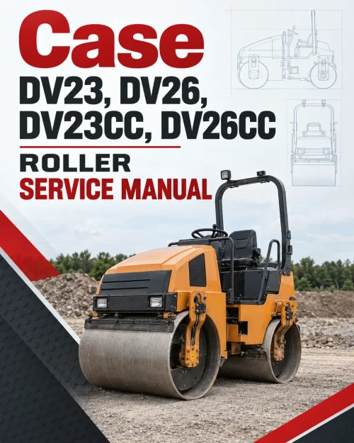 Case DV23, DV26, DV23CC, DV26CC Roller Service Manual