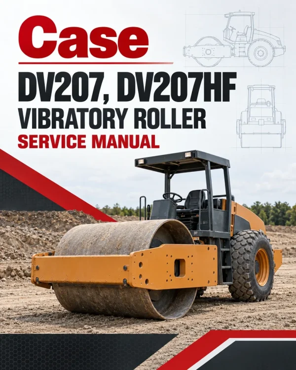 Case DV207, DV207HF Vibratory Roller Service Manual Case DV207, DV207HF Vibratory Roller Service Manual