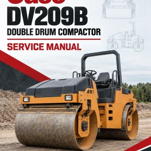 Case DV209B Double Drum Compactor Service Manual
