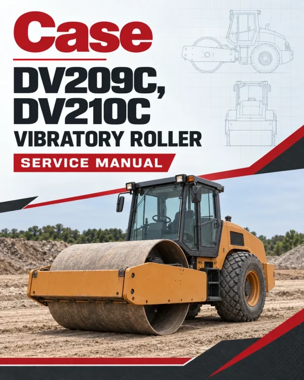 Case DV209C, DV210C Vibratory Roller Service Manual