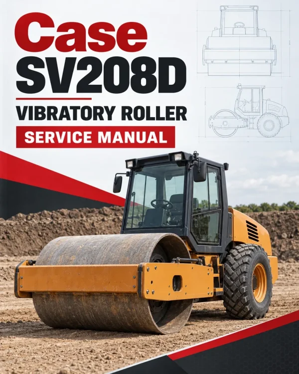 Case SV208D Vibratory Roller Service Manual