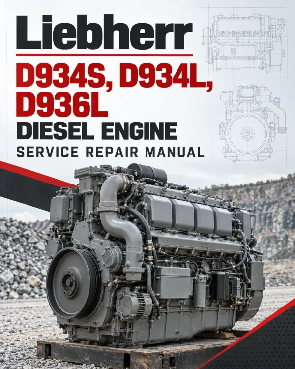 Liebherr D934S, D934L, D936L Diesel Engine Service Repair Manual Liebherr D934S, D934L, D936L Diesel Engine Service Repair Manual