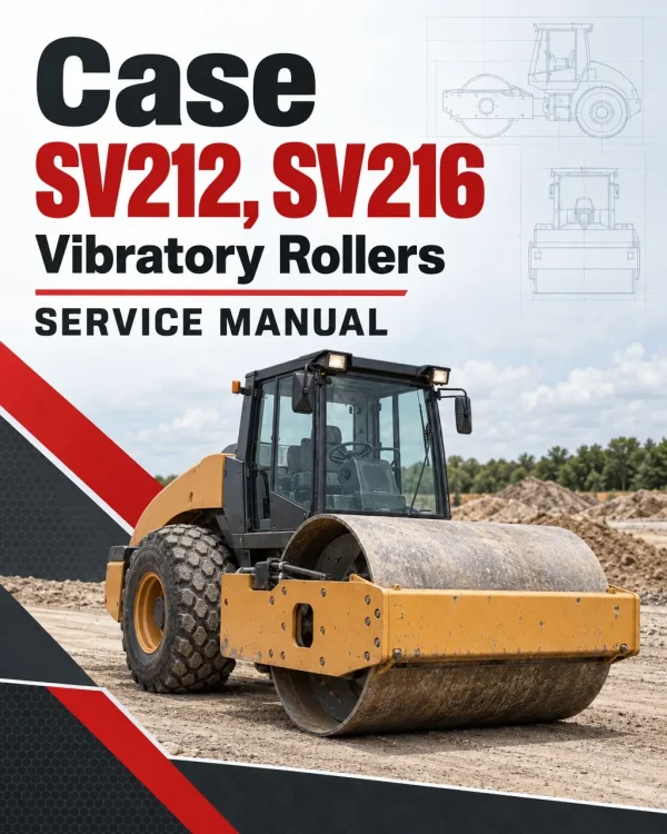 Case SV212, SV216 Vibratory Rollers Service Manual Case SV212, SV216 Vibratory Rollers Service Manual