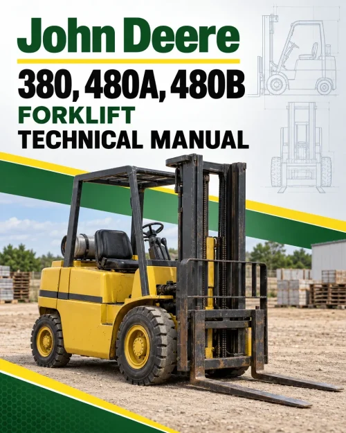 John Deere 380, 480A, 480B Forklift Technical Manual (TM1060) John Deere 380, 480A, 480B Forklift Technical Manual (TM1060)