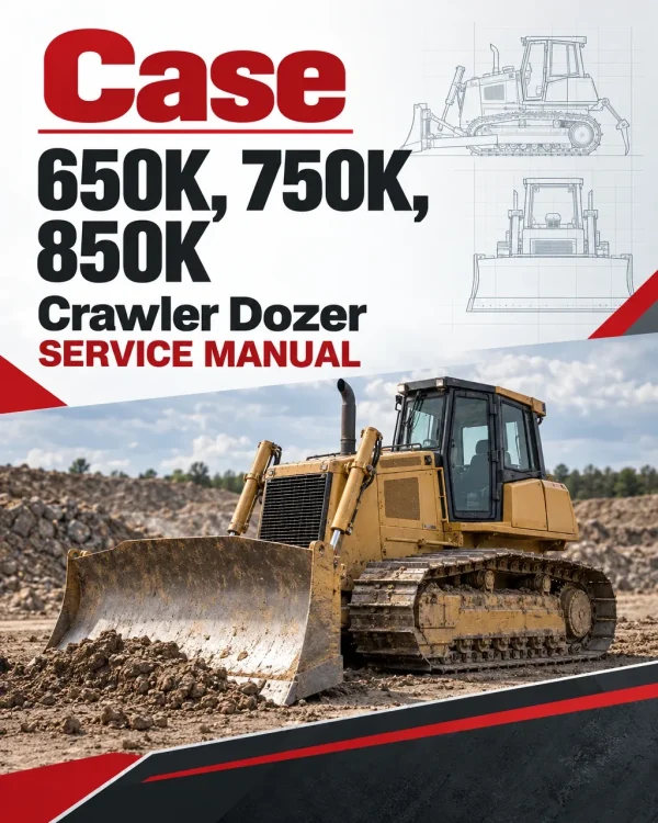 Case 650K, 750K, 850K Crawler Dozer Service Manual