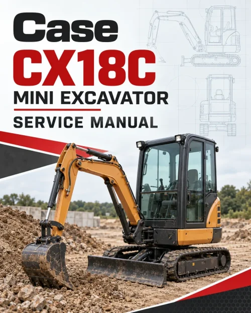Case CX18C Mini Excavator Service Manual Case CX18C Mini Excavator Service Manual
