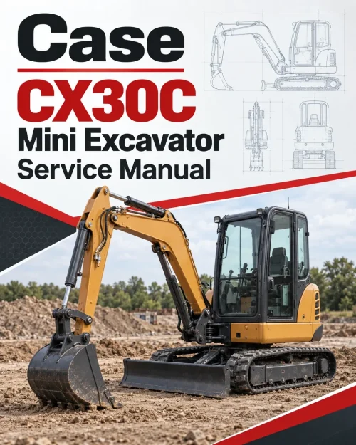 Case CX30C Mini Excavator Service Manual Case CX30C Mini Excavator Service Manual