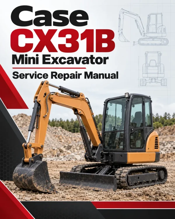 Case CX31B Mini Excavator Service Manual Case CX31B Mini Excavator Service Manual