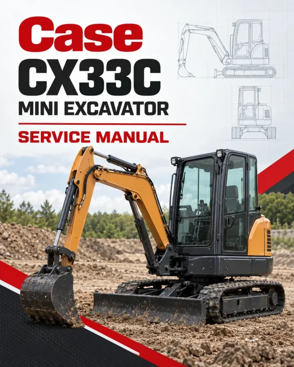 Case CX33C Mini Excavator Service Manual Case CX33C Mini Excavator Service Manual