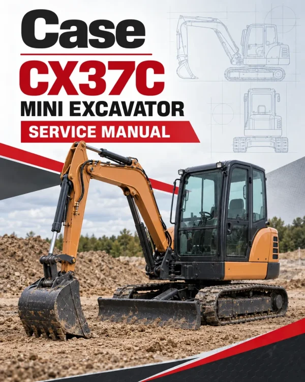 Case CX37C Mini Excavator Service Manual Case CX37C Mini Excavator Service Manual