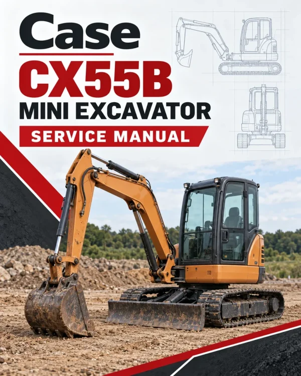 Case CX55B Mini Excavator Service Manual Case CX55B Mini Excavator Service Manual