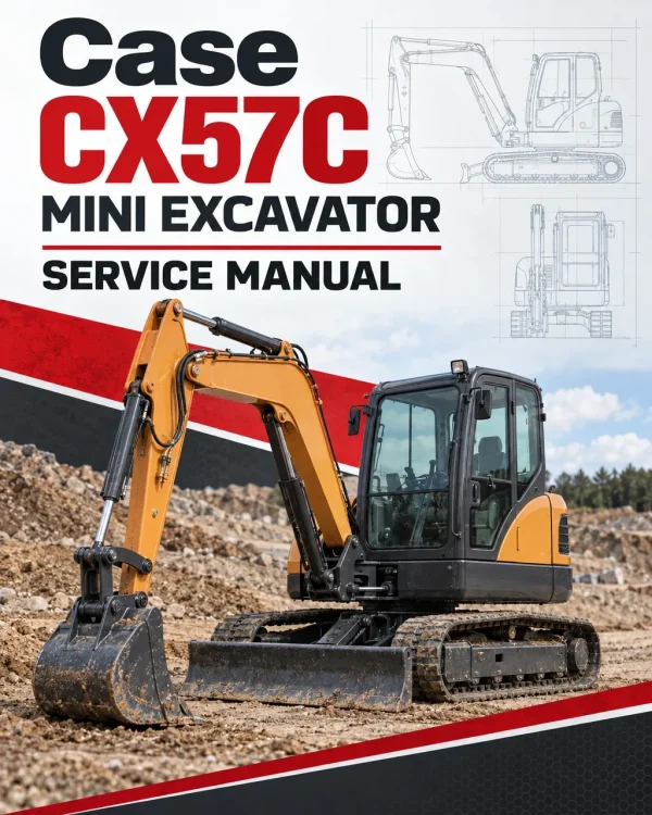 Case CX57C Mini Excavator Service Manual Case CX57C Mini Excavator Service Manual