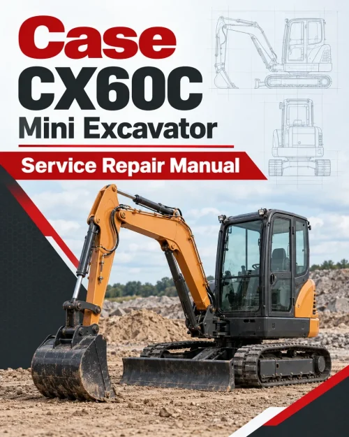 Case CX60C Mini Excavator Service Manual Case CX60C Mini Excavator Service Manual