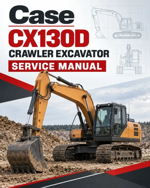 Case CX130D Crawler Excavator Service Manual Case CX130D Crawler Excavator Service Manual