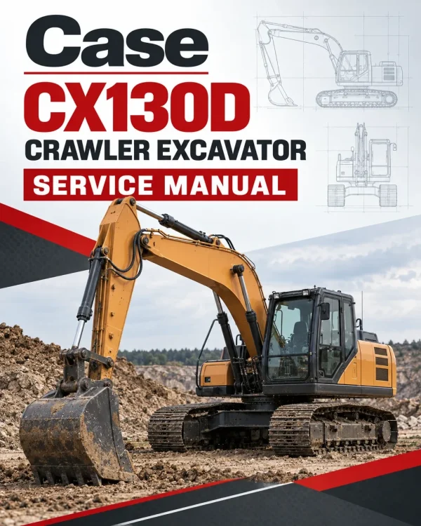 Case CX130D Crawler Excavator Service Manual Case CX130D Crawler Excavator Service Manual