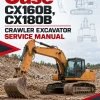Case CX160B, CX180B Crawler Excavator Service Manual