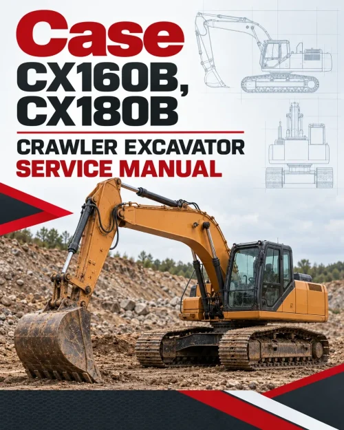 Case CX160B, CX180B Crawler Excavator Service Manual