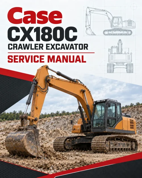 Case CX180C Crawler Excavator Service Manual Case CX180C Crawler Excavator Service Manual