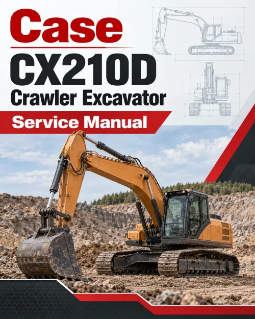 Case CX210D Crawler Excavator Service Manual Case CX210D Crawler Excavator Service Manual