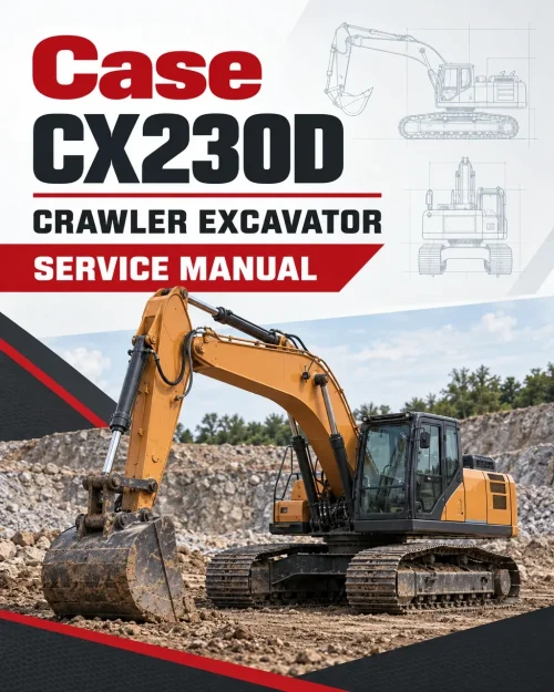 Case CX230D Crawler Excavator Service Manual Case CX230D Crawler Excavator Service Manual