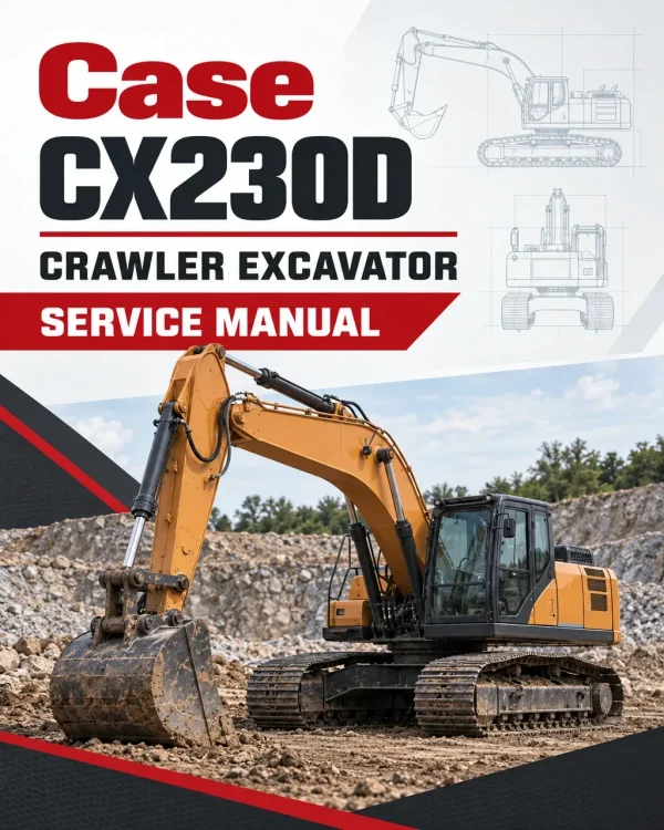 Case CX230D Crawler Excavator Service Manual
