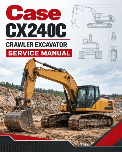 Case CX240C Crawler Excavator Service Manual Case CX240C Crawler Excavator Service Manual