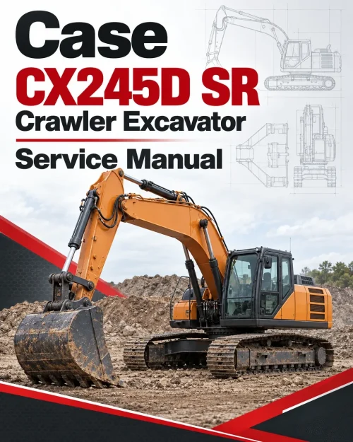 Case CX245D SR Crawler Excavator Service Manual Case CX245D SR Crawler Excavator Service Manual