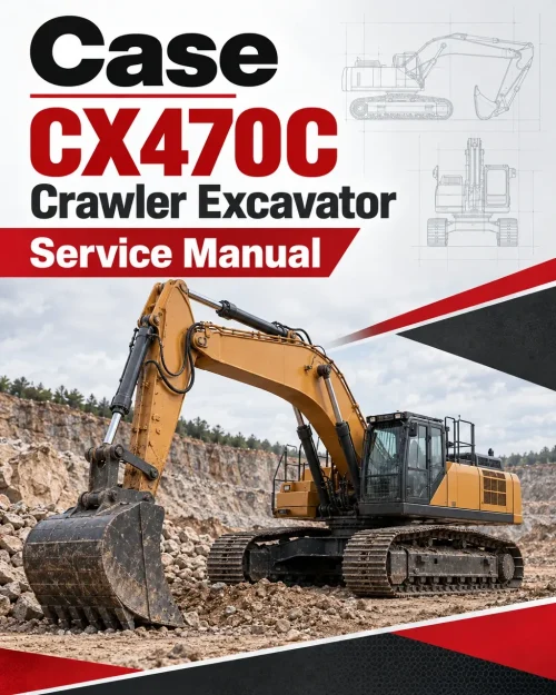 Case CX470C Crawler Excavator Service Manual
