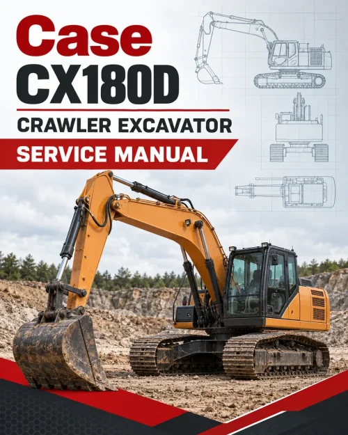 Case CX180D Crawler Excavator Service Manual Case CX180D Crawler Excavator Service Manual