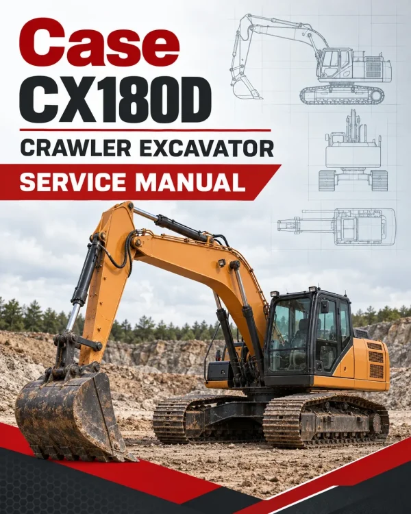 Case CX180D Crawler Excavator Service Manual Case CX180D Crawler Excavator Service Manual