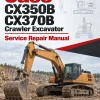 Case CX350B, CX370B Crawler Excavator Service Manual