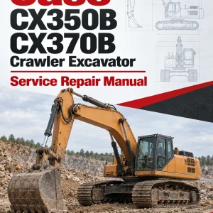 Case CX350B, CX370B Crawler Excavator Service Manual