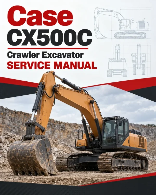 Case CX500C Crawler Excavator Service Manual Case CX500C Crawler Excavator Service Manual