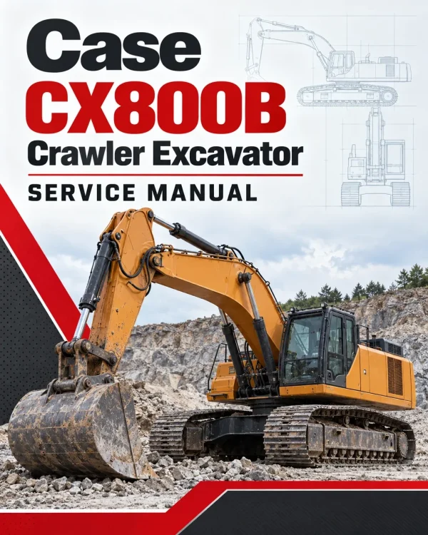 Case CX800B Crawler Excavator Service Manual Case CX800B Crawler Excavator Service Manual