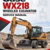 Case WX218 Wheeled Excavator Service Manual