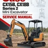 Case CX15B, CX18B Series 2 Mini Excavator Service Manual