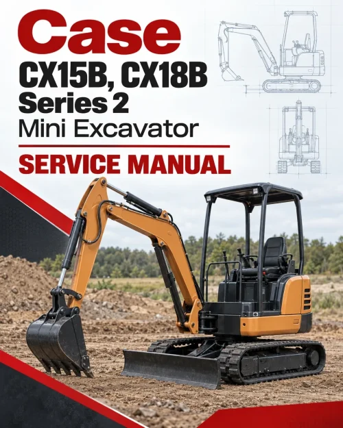 Case CX15B, CX18B Series 2 Mini Excavator Service Manual Case CX15B, CX18B Series 2 Mini Excavator Service Manual