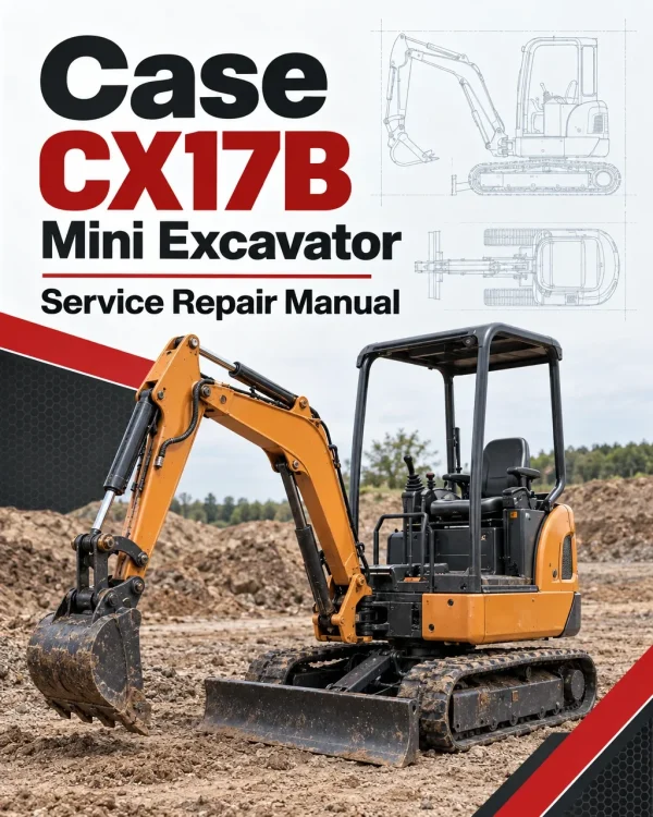 Case CX17B Mini Excavator Service Manual Case CX17B Mini Excavator Service Manual