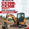 Case CX26B, CX30B Series 2 Mini Excavator Service Manual
