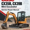 Case CX35B, CX39B Mini Excavator Service Manual